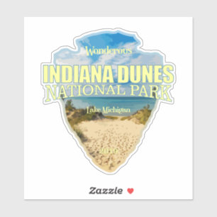 Sticker Indiana Dunes NP (pointe de flèche)
