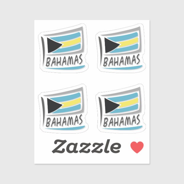 Sticker Indicateur Bahamas Pride X (Feuille)