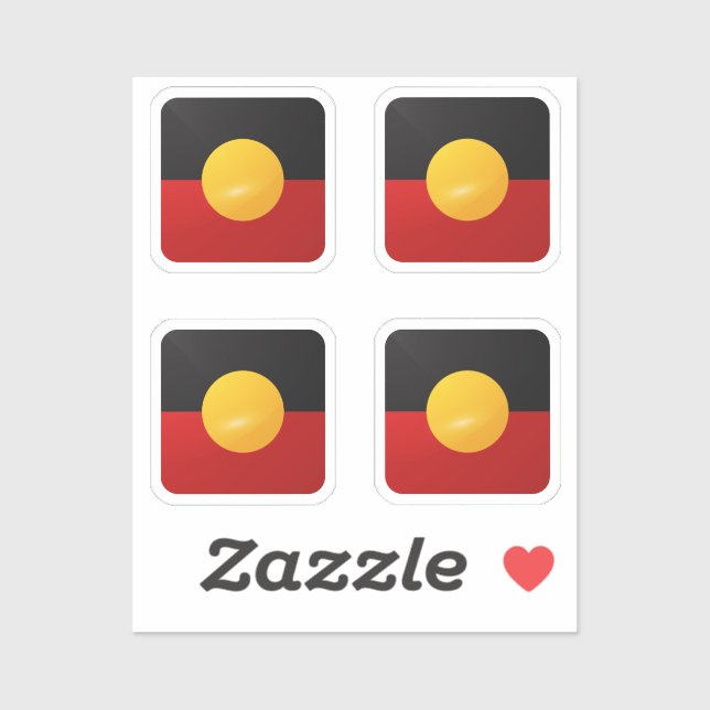 Sticker Indicateur carré d'origine (Feuille)