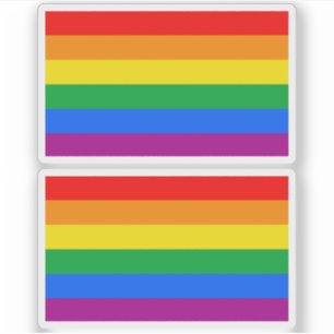 Sticker Indicateur de fierté LGBTQIA+ traditionnel
