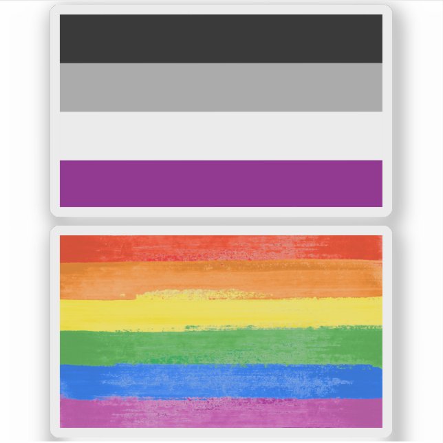 Sticker Indicateur de fierté sexuelle (Devant)