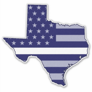 Sticker Indicateur de ligne blanche mince Texas