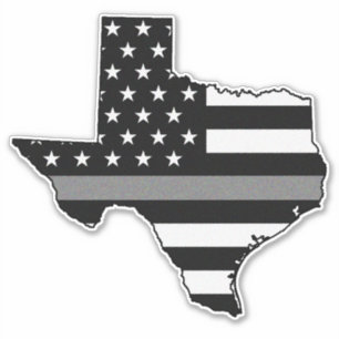 Sticker Indicateur de ligne gris mince Texas