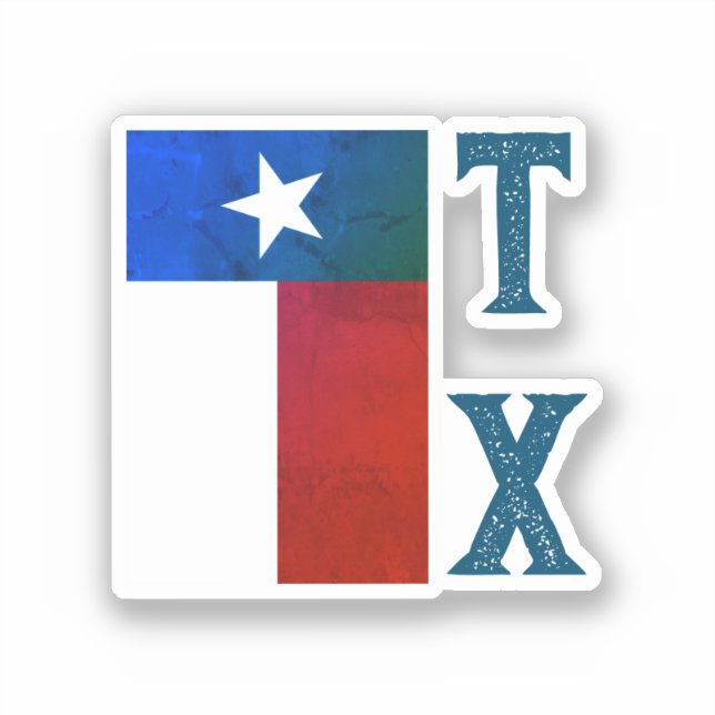 Sticker Indicateur Texas (vertical) (Recto)