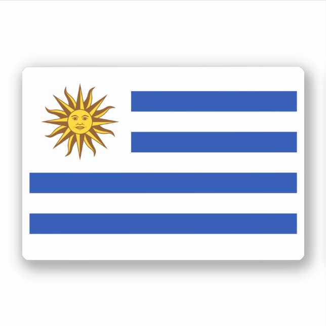 Sticker Indicateur Uruguay (Devant)