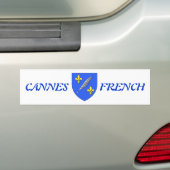 sticker indicating the city of canes in france (On Car)