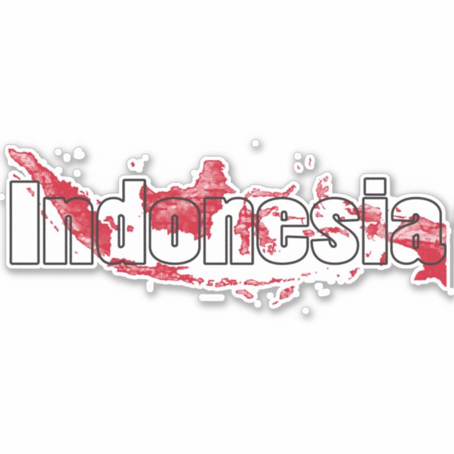 Sticker Indonésie (Devant)