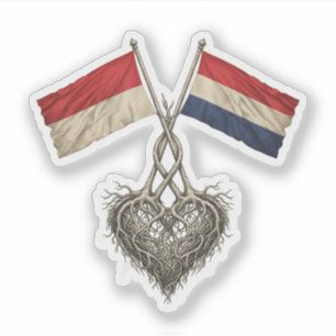 Sticker Indonésien néerlandais