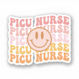 Sticker Infirmière PICU, Unité de soins intensifs pédiatri