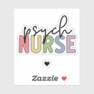 Sticker Infirmière psychique   Infirmière psychiatrique