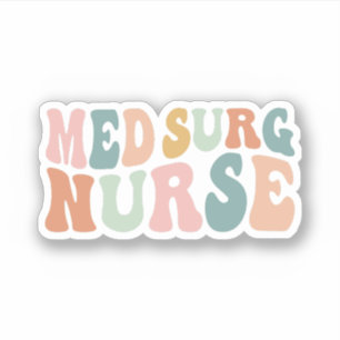 Sticker Infirmière super Med-Surg, Infirmière chirurgicale