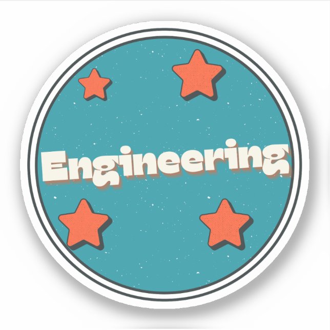 Sticker Ingénierie (Devant)