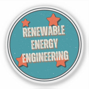 Sticker Ingénierie des énergies renouvelables