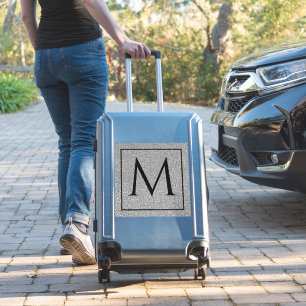 Sticker Initiales Monogrammes Nom personnalisé Parties sci