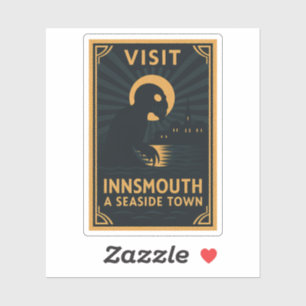 Sticker Innsmouth by Moonlight - Un voyage Art déco