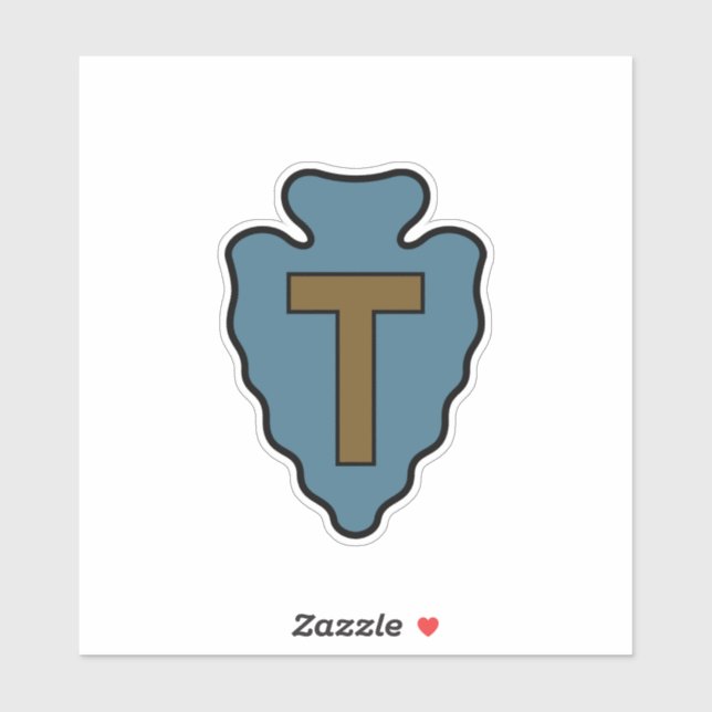 Sticker Insigne de la 36e division d'infanterie (Feuille)