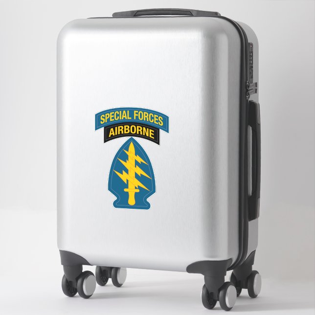 Sticker Insigne des forces spéciales - Onglet aéroporté (Sur valise)