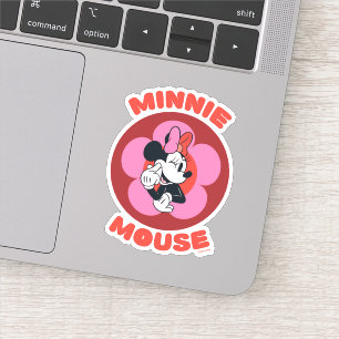 Sticker Insigne Rétro Minnie Mouse Classique
