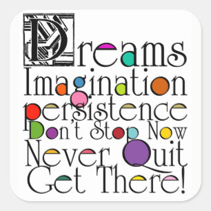 Sticker Inspiration Dreams Imagination