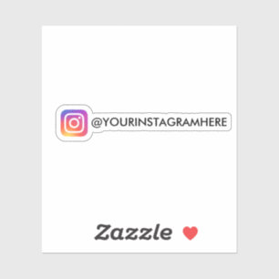 Sticker Instagram Social Media Personnalisé