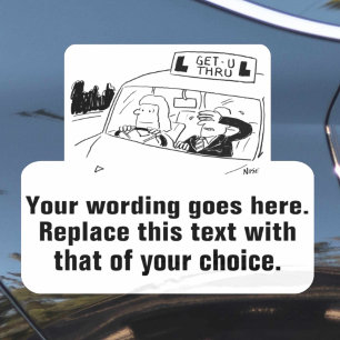 Sticker Instructeur de conduite promotionnel