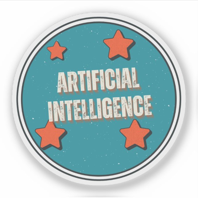 Sticker Intelligence artificielle (Devant)