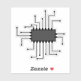 Sticker Intelligence Artificielle - L'Avenir Est Maintenan