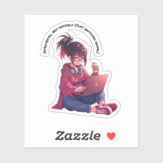 Sticker Introverted, No Invisible ( Just Watching Anime)