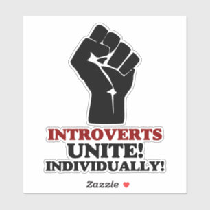 Sticker Introverties Unite