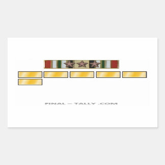 Sticker Irak 6 mois avec 3 Star de campagne