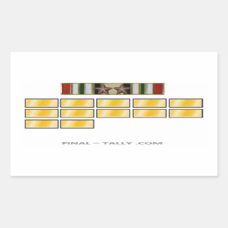 Sticker Iraq 12 month with Campaign Star