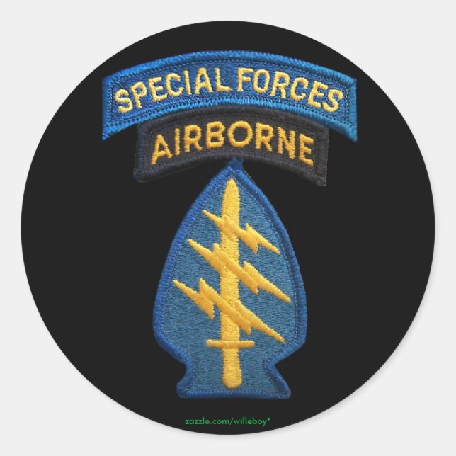 Sticker iraq des forces spéciales Green Berets (Devant)