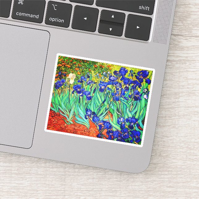 Sticker Irises par Vincent Van Gogh (Détail)