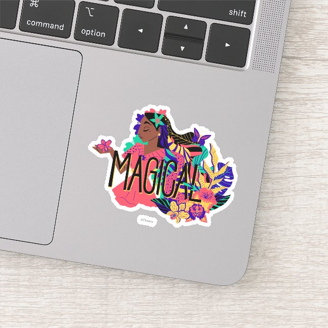 Sticker Isabella d'Encanto | Graphique floral magique (Détail)