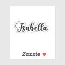 Isabella Nom - Calligraphie manuscrite