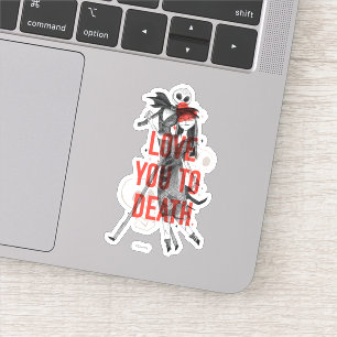 Sticker Jack & Sally - Vous Aimez À La Typographie De La