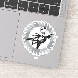 Sticker Jack Skellington   Cadre de lame de scie