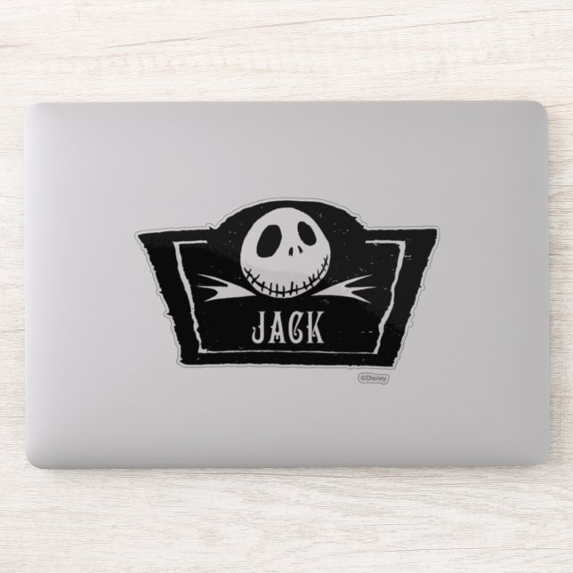 Sticker Jack Skellington | Tête (Ordinateur)