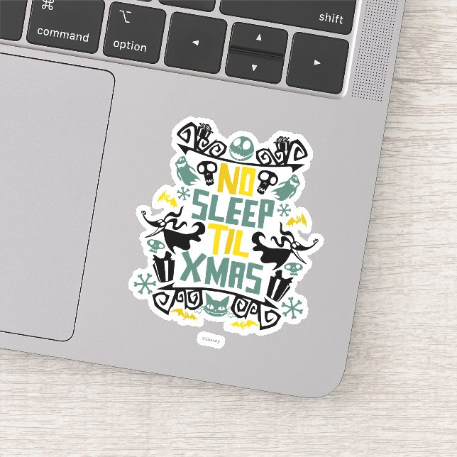 Sticker Jack & Zero - Pas de sommeil jusqu'à Noël (Détail)