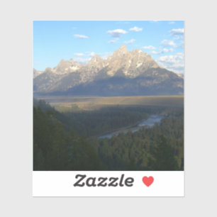 Sticker Jackson Hole Mountains (Grand Teton National Park)
