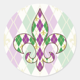 Sticker Jacquard Mardi Gras
