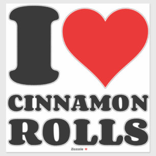 STICKER J'ADORE LES ROULEAUX DE CINNAMON