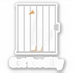 Sticker J'ai eu trop bête Humour de jeu d'oies pour l'amou