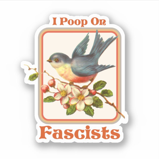 Sticker J'ai mis les fascistes au poing (Devant)