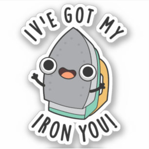 Sticker J'ai mon fer vous blague drôle d'appareil