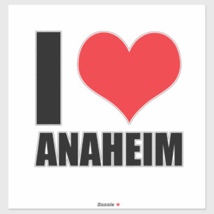 Sticker J'aime Anaheim