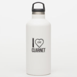 STICKER J'AIME CLARINET