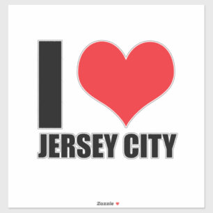 Sticker J'aime Jersey City
