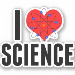 Sticker J'aime la science