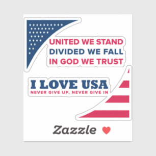 STICKER J'AIME LES ÉTATS-UNIS